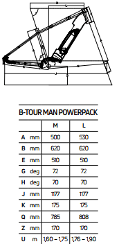 Atala B-Tour A4.1 Man geometrie